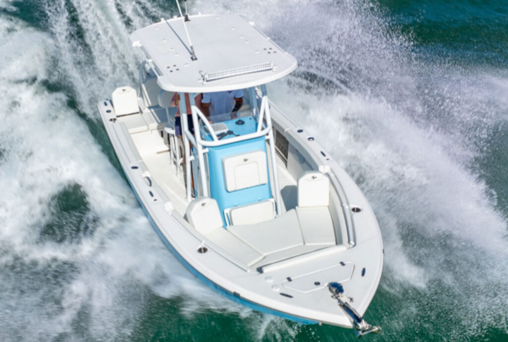 Sea Pro 225 FLX Sandbar overhead