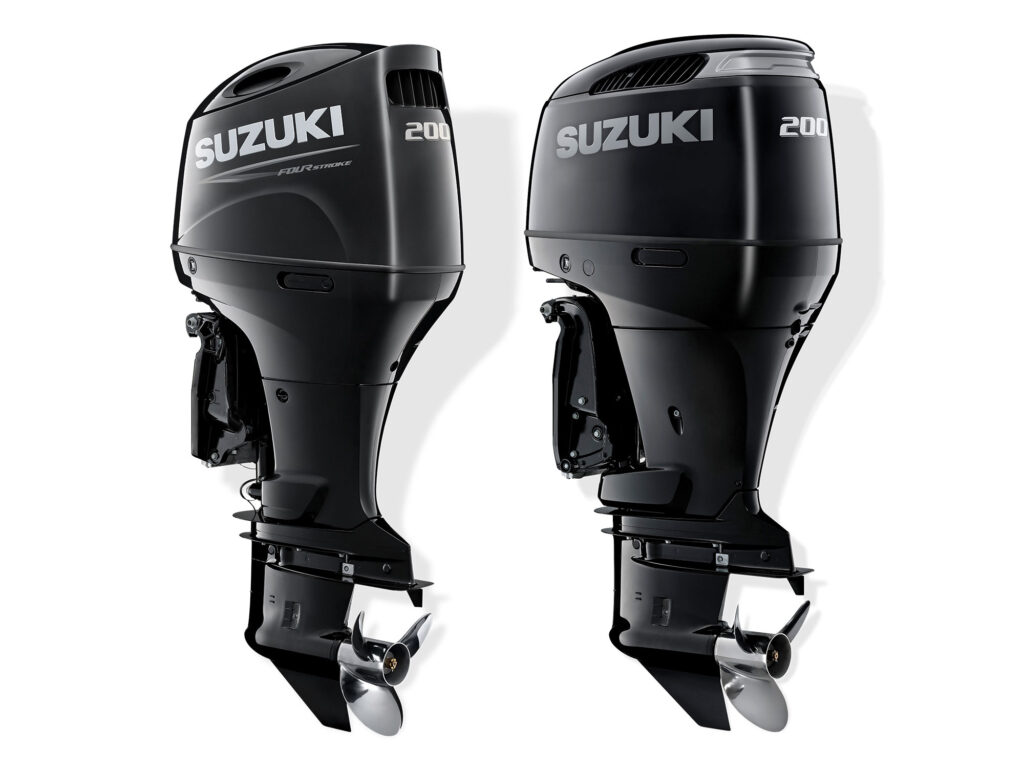 Suzuki V-6 and inline-4 outboards