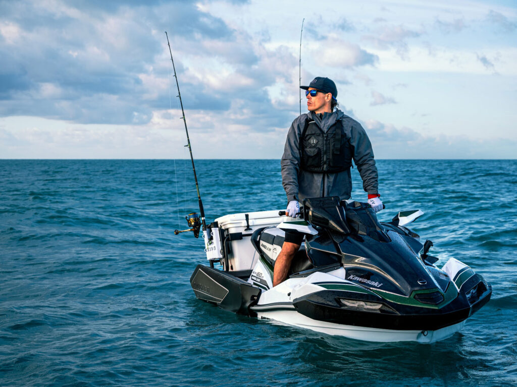 Kawasaki Jet Ski Ultra 160LX-S Angler with fishing features