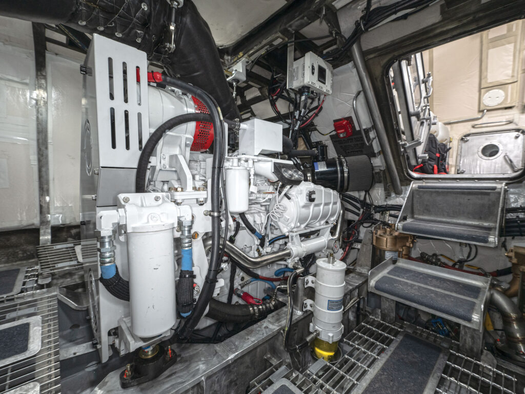 Cummins diesel on Coast Guard Motor Lifeboat
