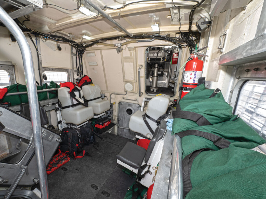Survivors’ Compartment on Coast Guard 47 MLB