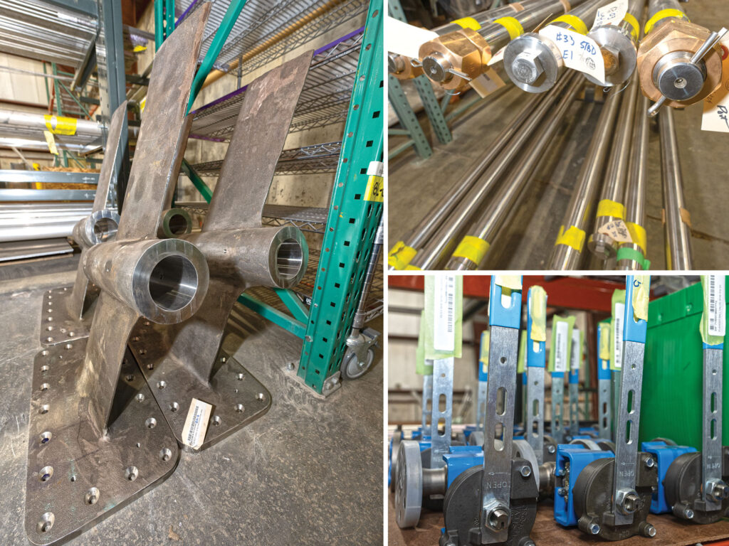 Birdon warehouse with parts for 47 MLB