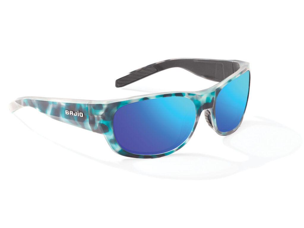 Bajio sunglasses with blue lenses