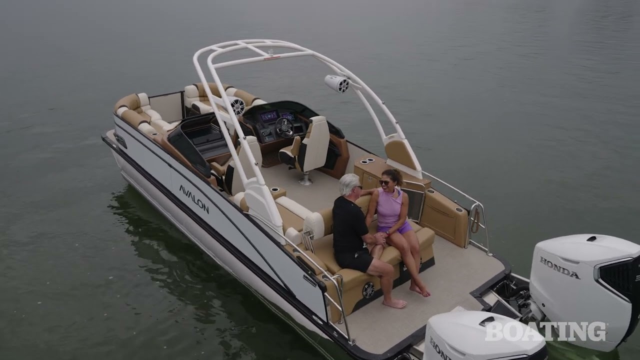 2025 Avalon Catalina 2585 Twin Cruise Rear Bench